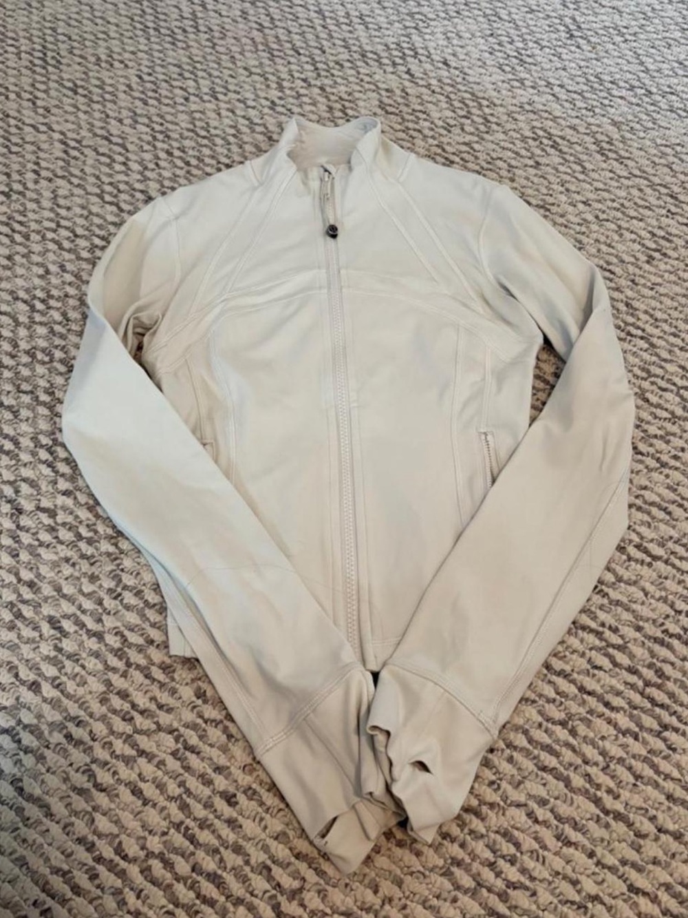 Lululemon Define Cropped Jacket Off White